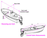 OceanSouth Side Console Storage & Towing Cover 5.3m -5.7m